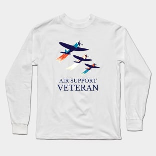 Air Force Veteran / Airforce / USA / Military / Plane Long Sleeve T-Shirt